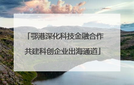 鄂港深化科技金融合作 共建科创企业出海通道