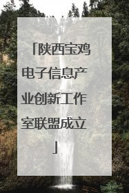 陕西宝鸡电子信息产业创新工作室联盟成立