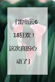 雷电云618狂欢！这次真的心动了