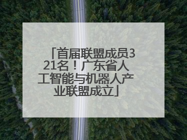 首届联盟成员321名！广东省人工智能与机器人产业联盟成立