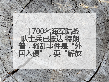 700名海军陆战队士兵已抵达 特朗普：骚乱事件是“外国入侵”，要“解放洛杉矶”