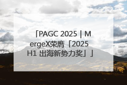 PAGC 2025｜MergeX荣膺「2025 H1 出海新势力奖」